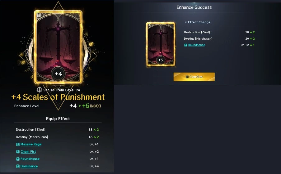 Captura de tela do AION 2: ARCANA — Upgrading your Arcana (8 telas do jogo numa imagem)